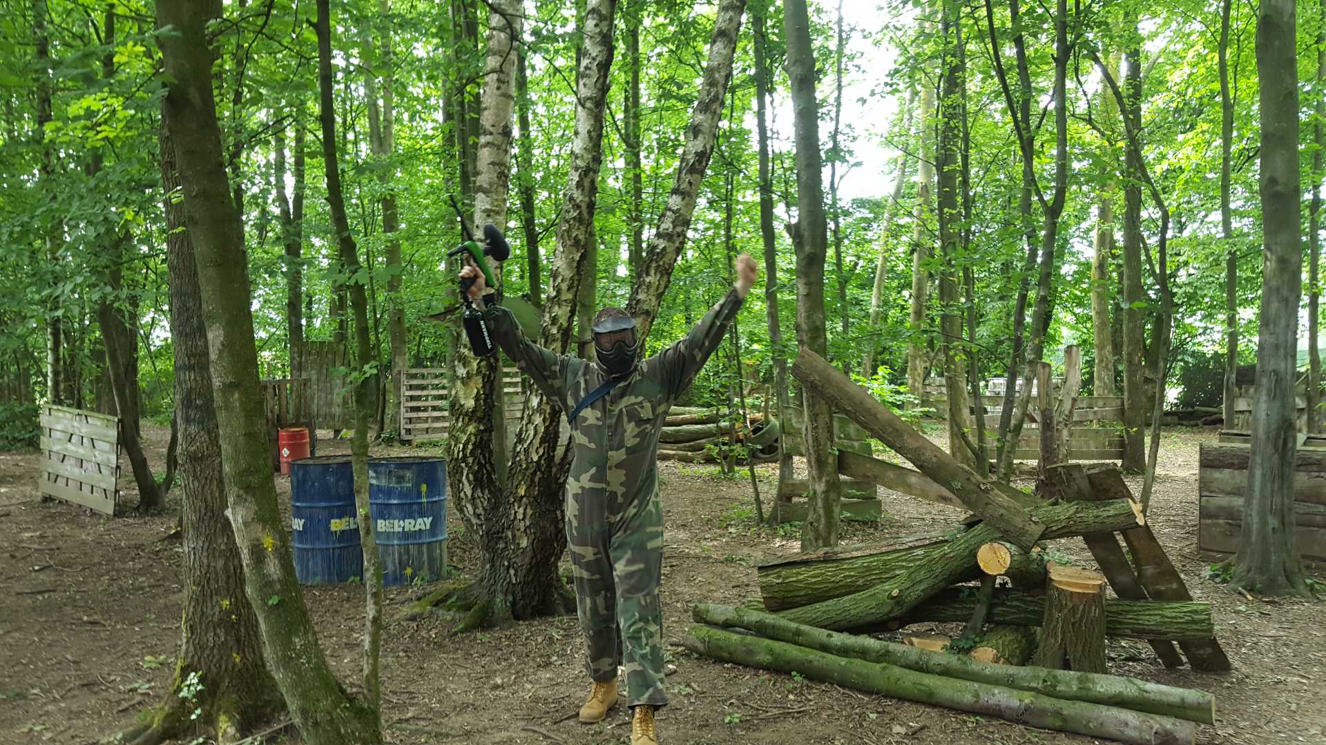 Juniorpaintball bos Zone10